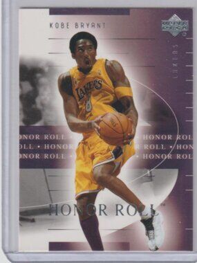 Kobe Bryant 2001-02 Upper Deck Honor Roll #38 HOF Los Angeles Lakers